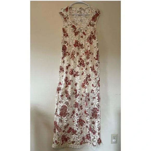 Free People Lilly Lace Maxi Dress Size XS - Picture 3 of 7